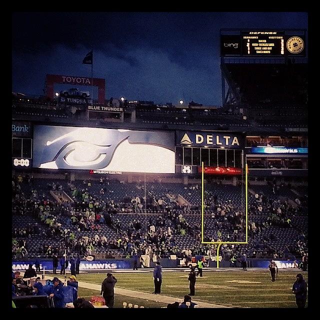 Seattle Photograph - Go Hawks! #12s #seahawks #imin #seattle by Nathan  Brend