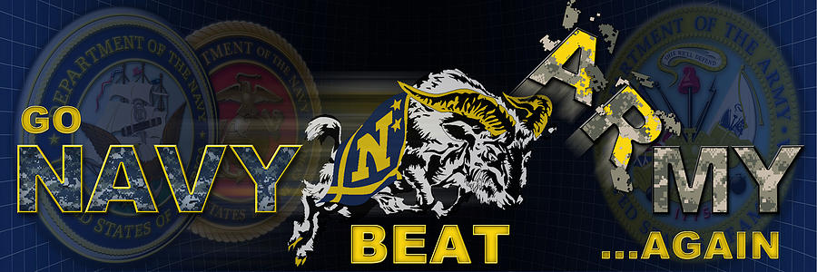 Go Navy Beat Army Photograph by Mountain Dreams