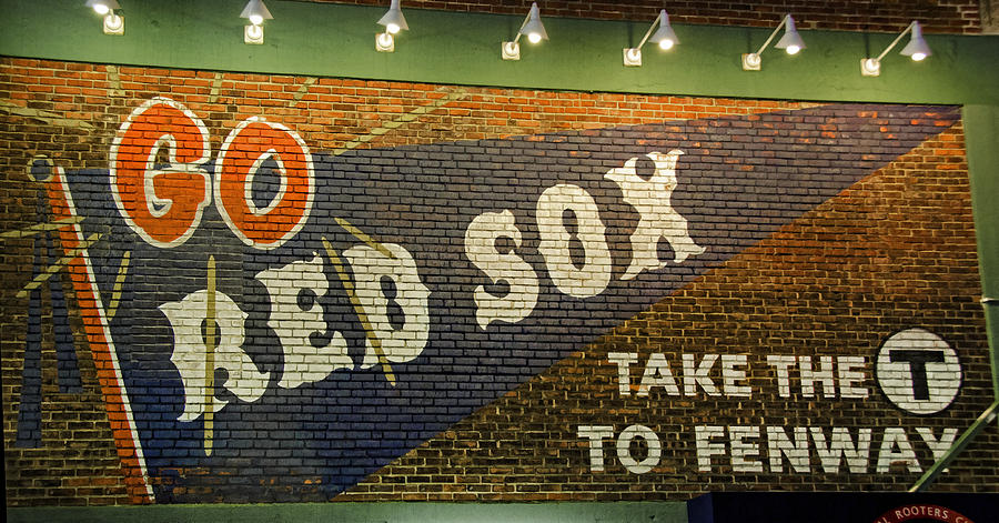 Boston Photograph - Go Red Sox Mural by Donna Doherty