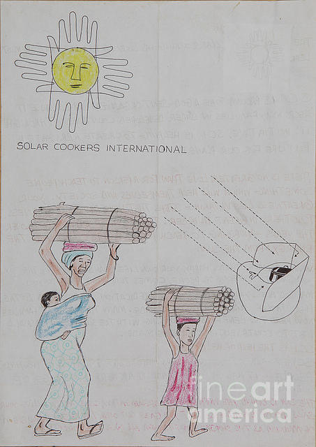 Go Solar Drawing by Lunda Vincente