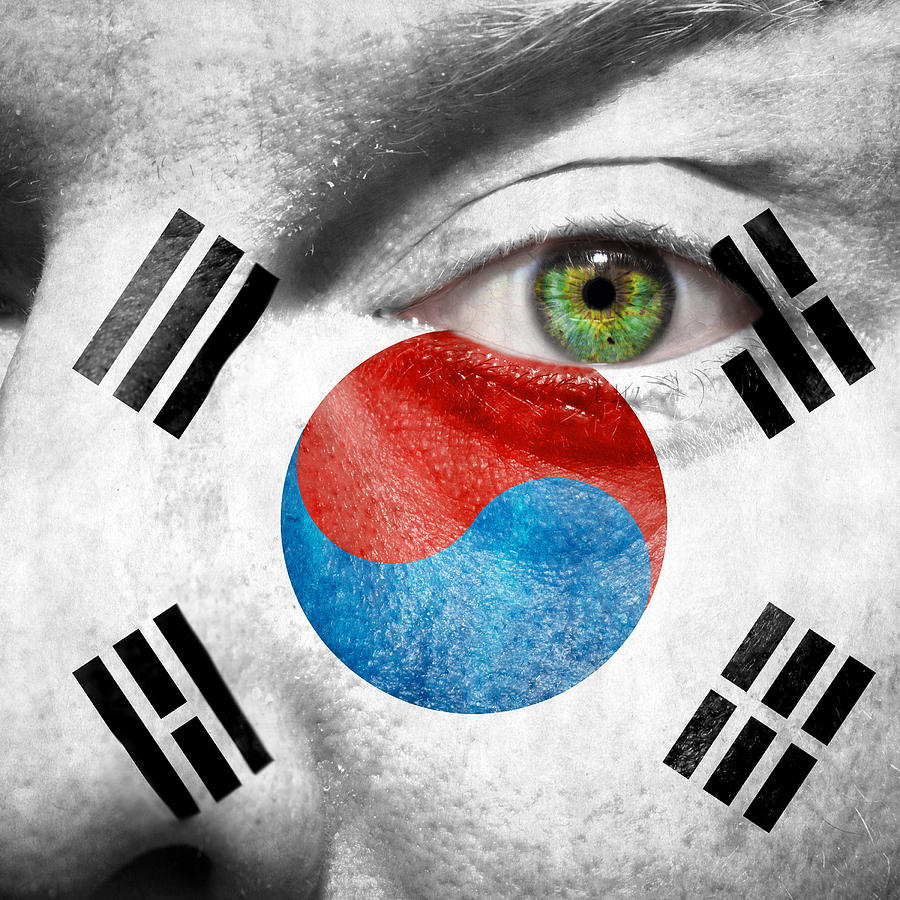 Sports Photograph - Go South Korea by Semmick Photo