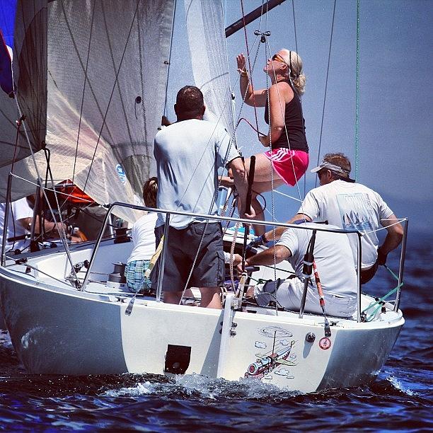 Sailing Photograph - Go The Doodle #sailing by Leighton OConnor