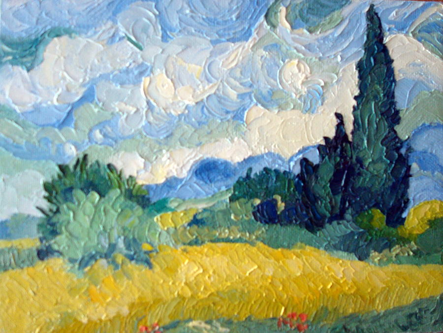 Go Van Gogh Painting by Susan Woodward