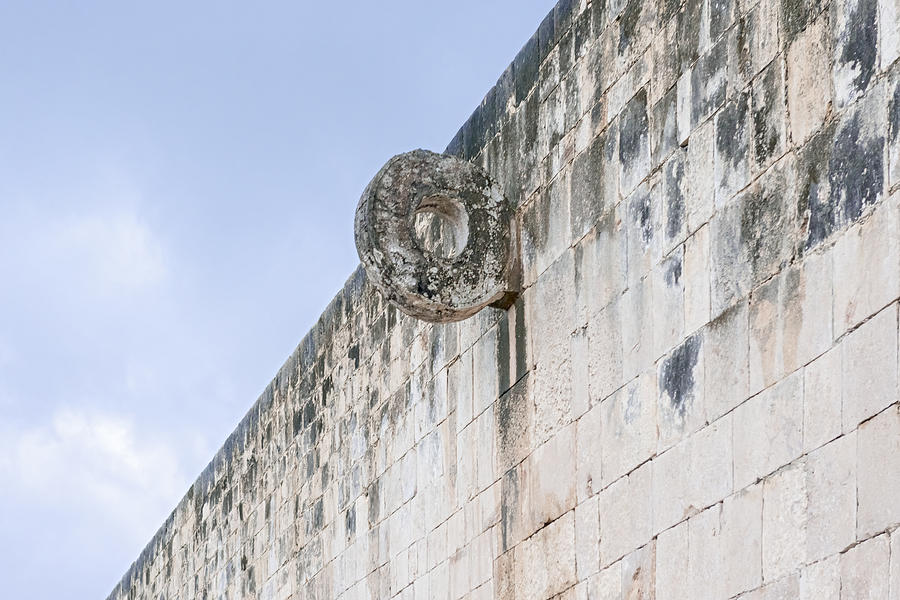 Goal in the Ball Court at Chichen Itza Mexico Photograph by Marek Poplawski
