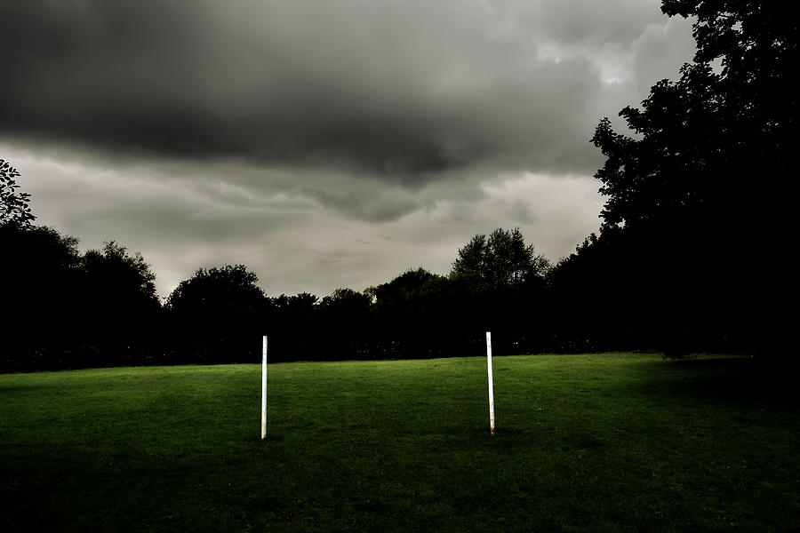 Goalposts Photograph by Steve Ball