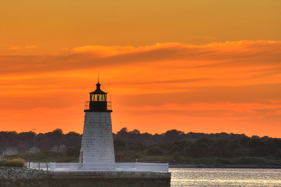 Goat Island Light Photograph by Andrew Pacheco