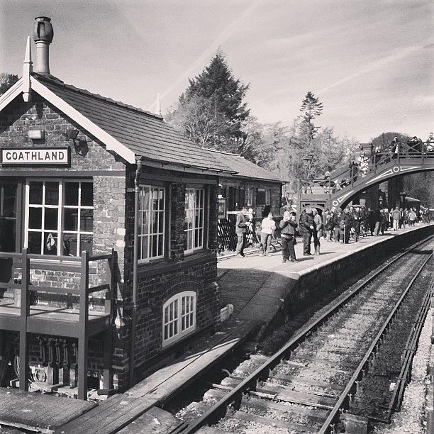 Train Photograph - Goathland Station #whitby #train #steam by Peter Edmondson