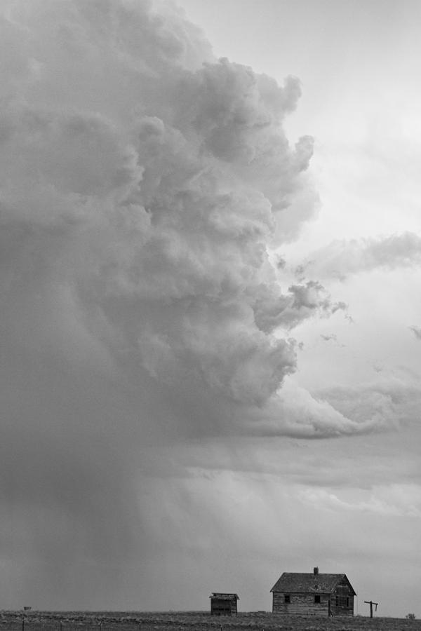 Gobbled Up By a Storm BW Photograph by James BO Insogna