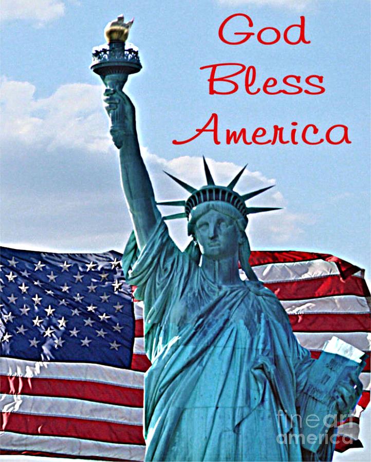 God Bless America Photograph by Donna Lee Wondol