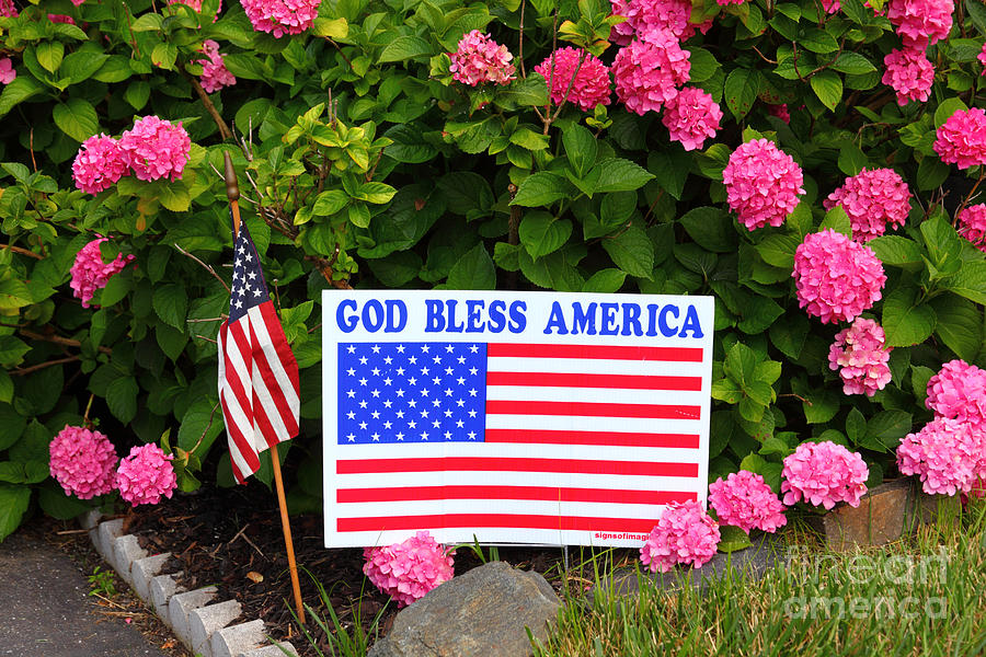 God Bless America Photograph by James Brunker