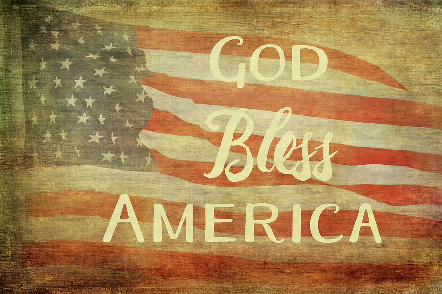 God Bless America Painting by Ramona Murdock | Fine Art America