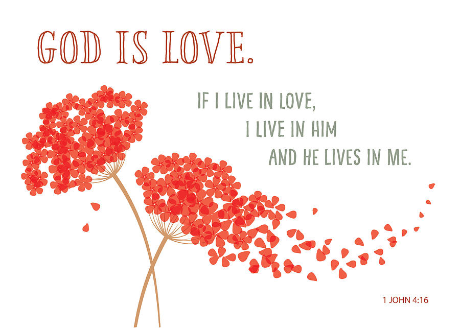God is Love. Digital Art by Kathryn McBride