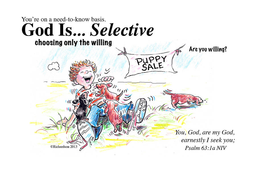 God Is Selective Painting by George Richardson