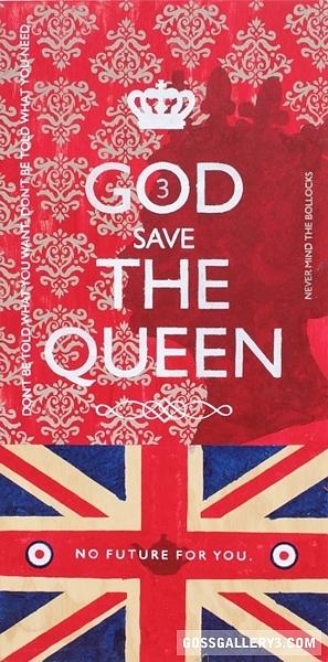 Music Painting - God Save The Queen by Shani Goss