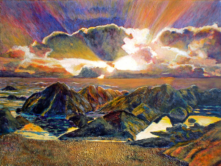 Sunset Painting - God Speaking by Michael Durst