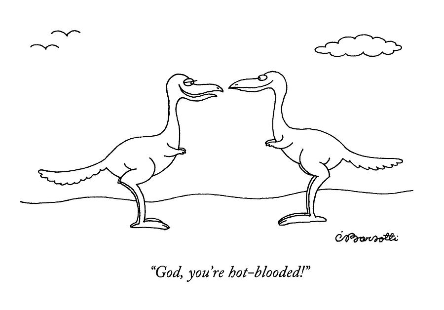 God, Youre Hot-blooded! Drawing by Charles Barsotti