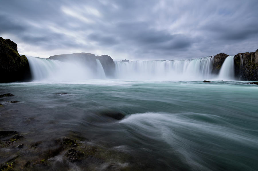 Godafoss Waterfall Photograph by Justin Reznick Photography