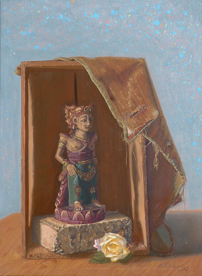 Goddess Inna Box Painting by David Dozier