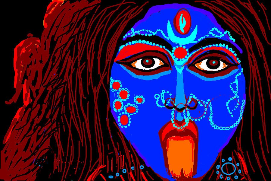 Goddess Maha Kali-2 Digital Art by Anand Swaroop Manchiraju