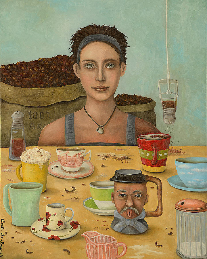 Goddess Of Coffee Painting by Leah Saulnier The Painting Maniac