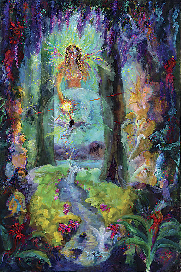 Goddess of Light Painting by Shari Silvey