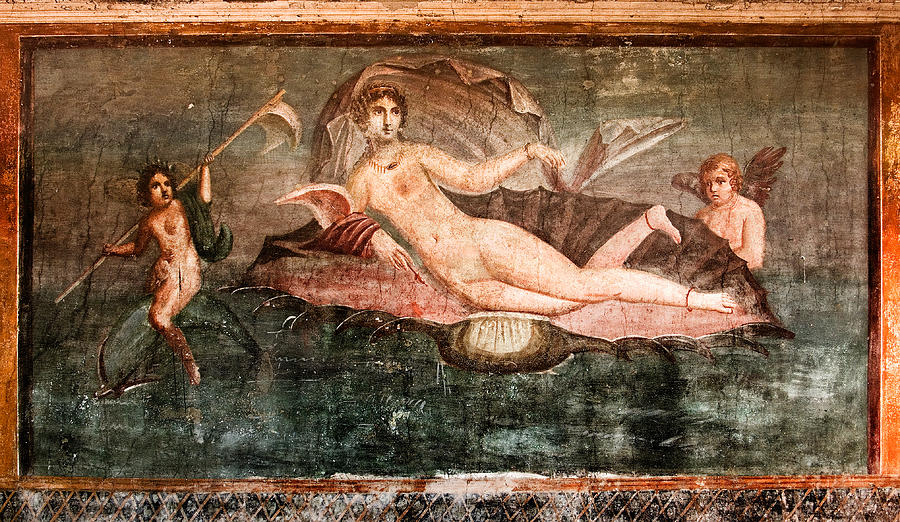 goddess of love - Pompeii Photograph by Weston Westmoreland