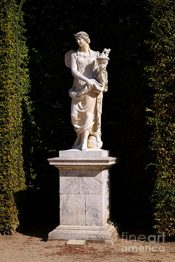 Asia Statue at Versailles Photograph by Olivier Le Queinec