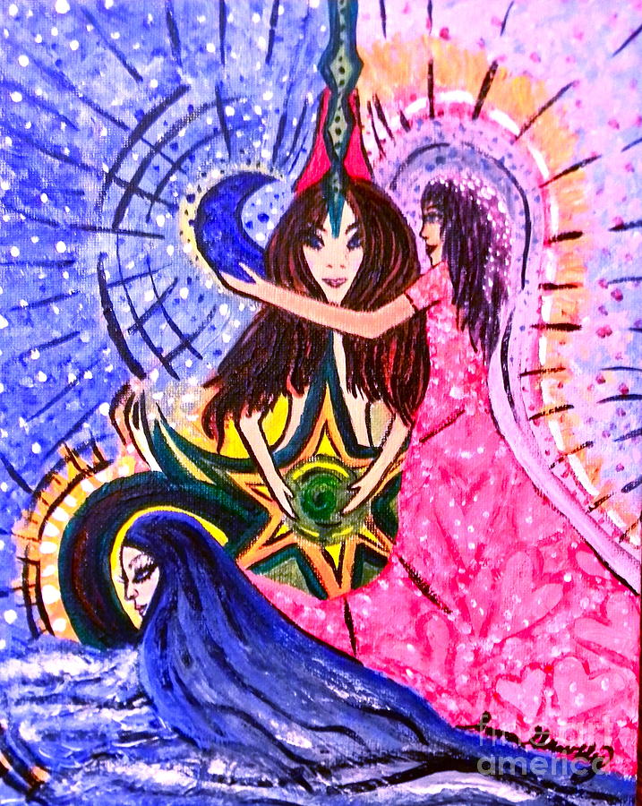 Goddess Trinity Painting