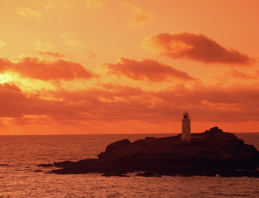 Godrevy Lighthouse Photograph by Andy Williams/science Photo Library