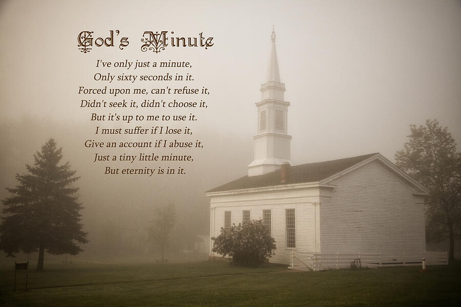 Gods Minute Photograph by Dale Kincaid