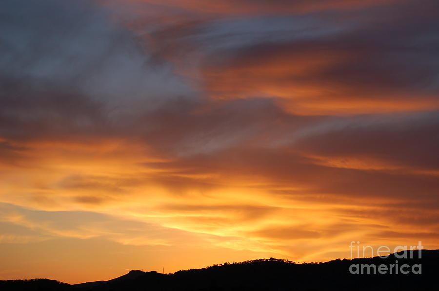 Sunset Photograph - Gods Paintbrush by Jordan Rusin