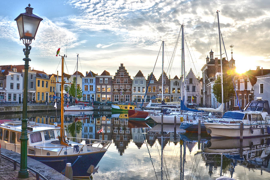 Goes Harbour Photograph by Frans Blok