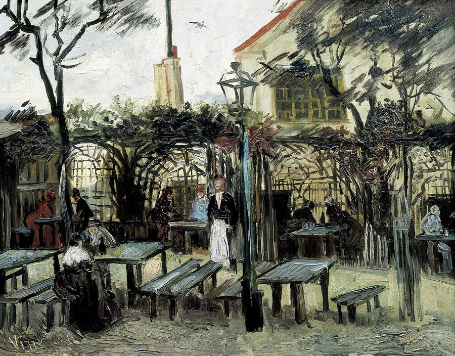 Gogh, Vincent Van 1853-1890. Terrace Photograph by Everett