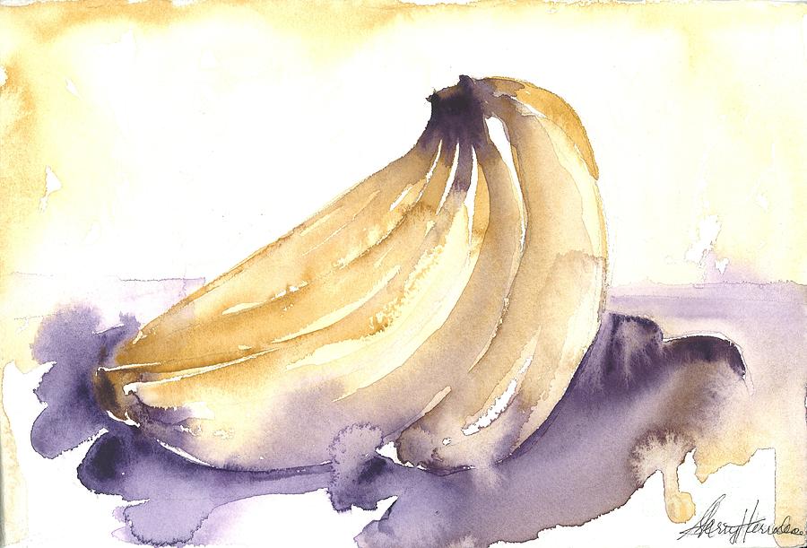 Going Bananas 1 Painting by Sherry Harradence
