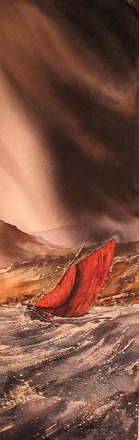 Mountain Painting - Going For Home by Roland Byrne