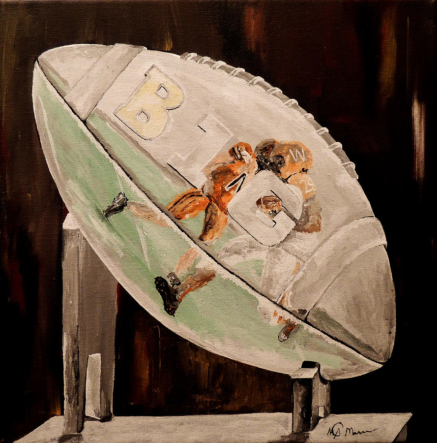 Green Bay Packers Painting - Going The Distance  by Mark Moore