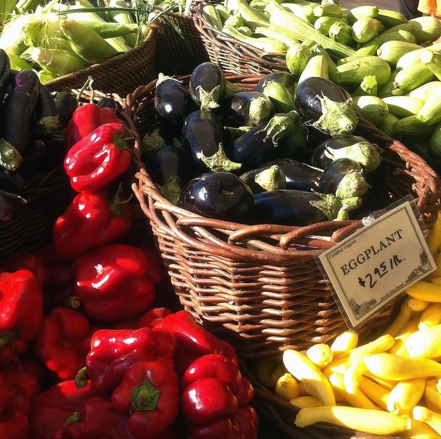 Vegetable Photograph - Going to Farmers Market by Susan Garren