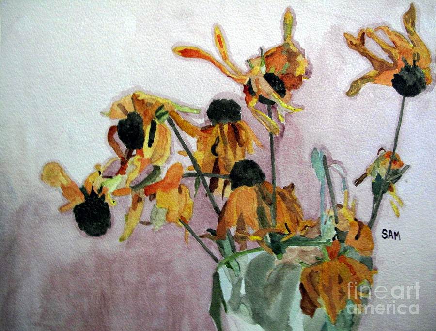 Going to Seed Painting by Sandy McIntire