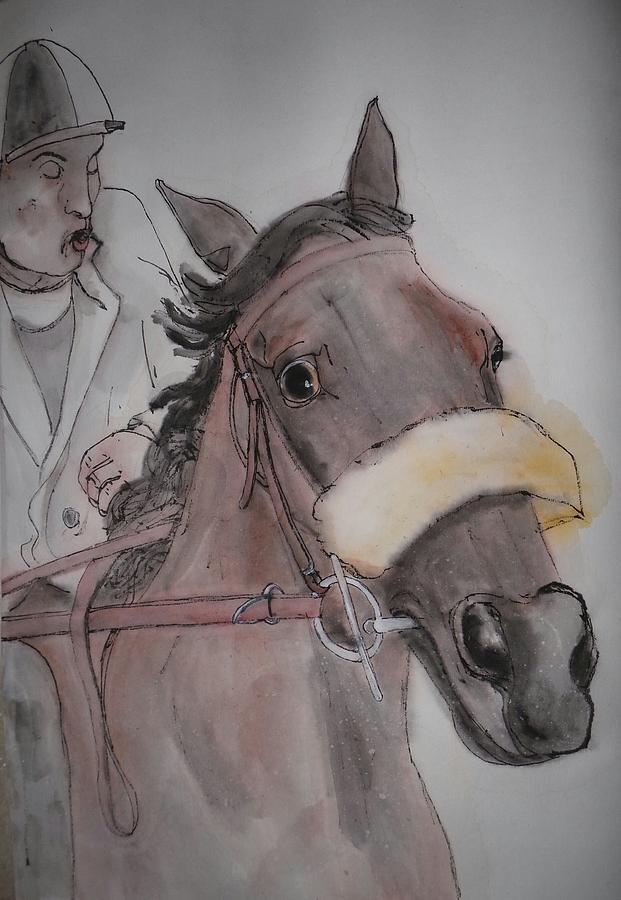 going to Siena for il Palio album Painting by Debbi Saccomanno Chan
