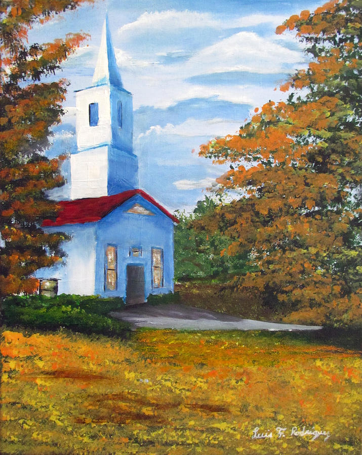 Going To the Chapel Painting by Luis F Rodriguez