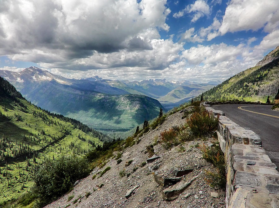 Going to the Sun Road HDR Photograph by Jack Nevitt