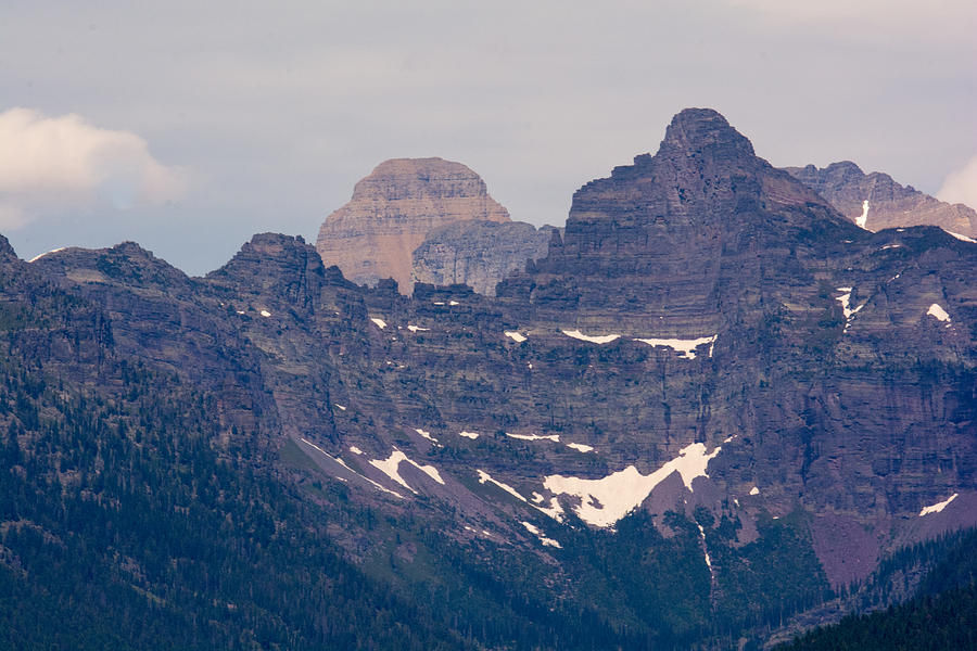 Glacier National Park Photograph - Going to the Sun Skyline by Michael Gooch