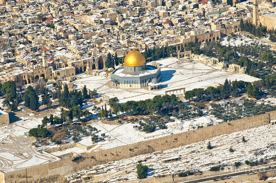 Gold and white in Jerusalem. 03 Photograph by Arik Baltinester