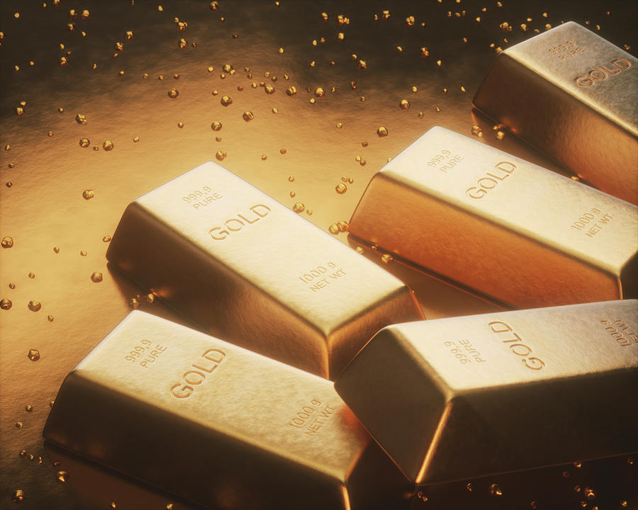 Gold Bars And Nuggets Photograph by Ktsdesign/science Photo Library