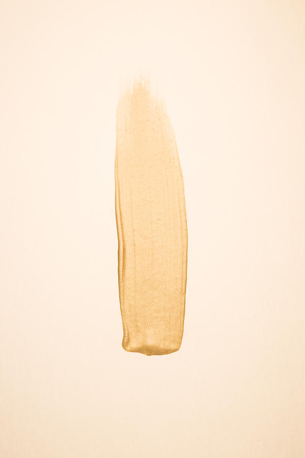 Gold Brush Stroke Photograph by MirageC