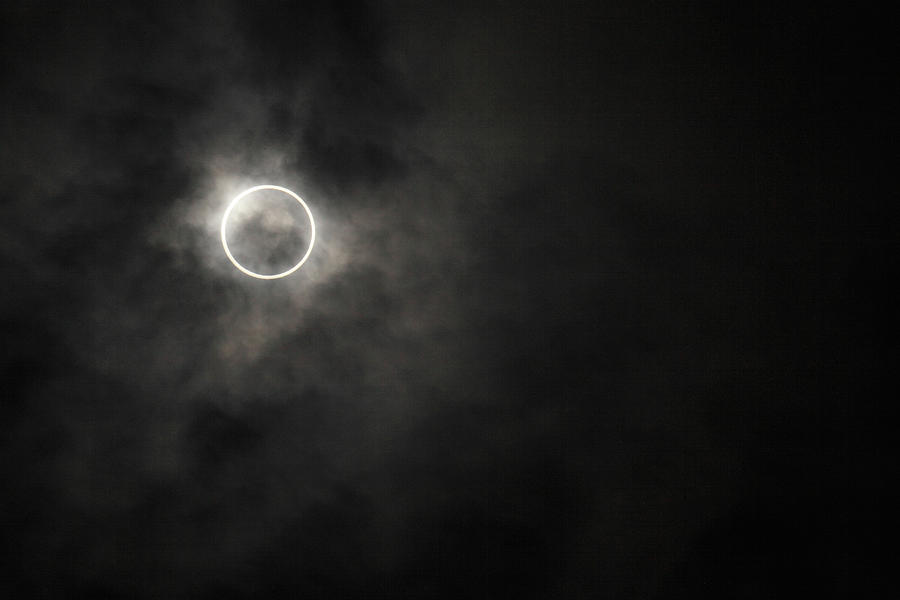 Gold Crown Solar Eclipse Photograph by Yutaka Hamamura