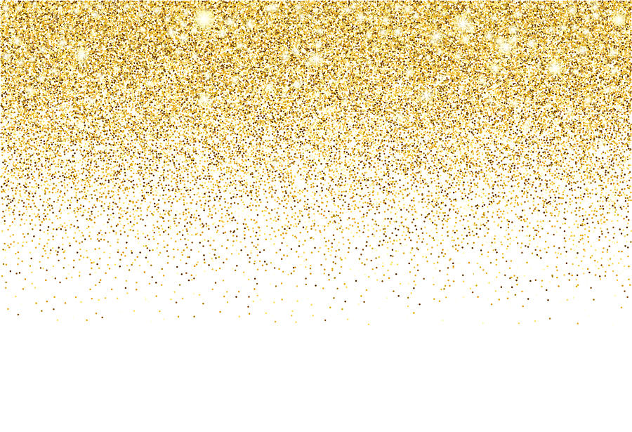 Gold glitter texture vector gradient background Drawing by Dimitris66