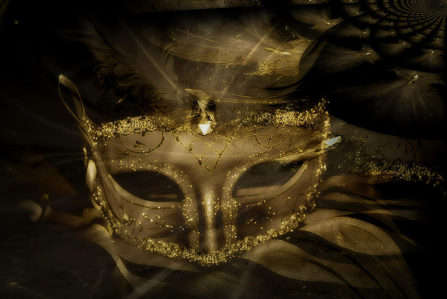 Gold in the Mask Photograph by Amanda Eberly
