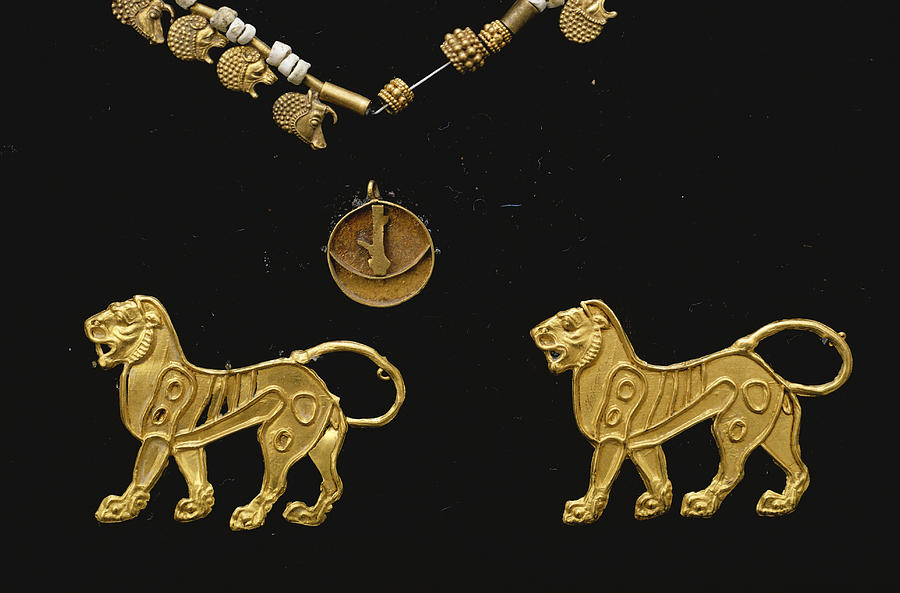 Gold Jewelry From Persepolis Photograph by George Holton