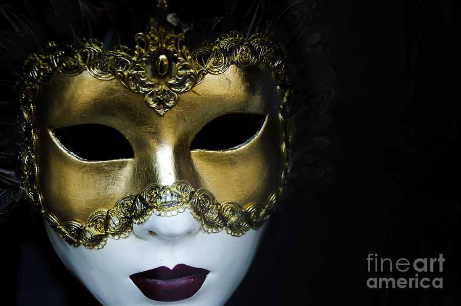 Gold Mask Photograph by Oscar Gutierrez